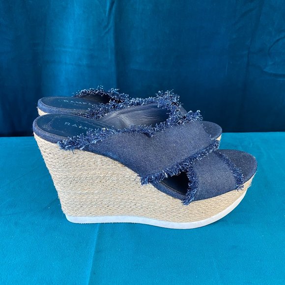 Rampage Denim Fabia Espadrille Wedge - Picture 3 of 6